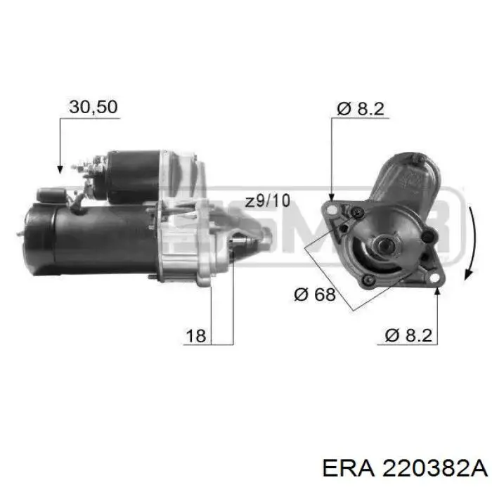 Burro de arranque  ERA 220382A precio, desde 123,13 EUR