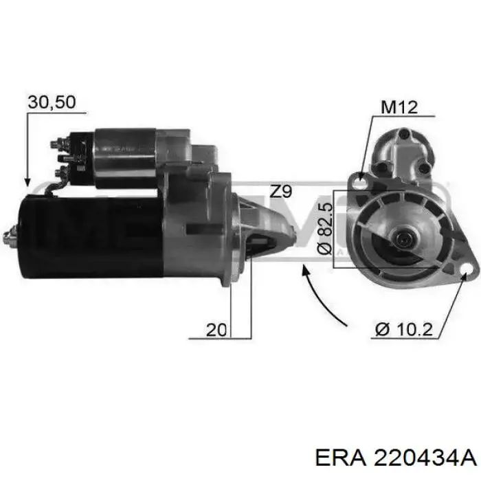 Burro de arranque  ERA 220434A precio, desde 52,27 EUR