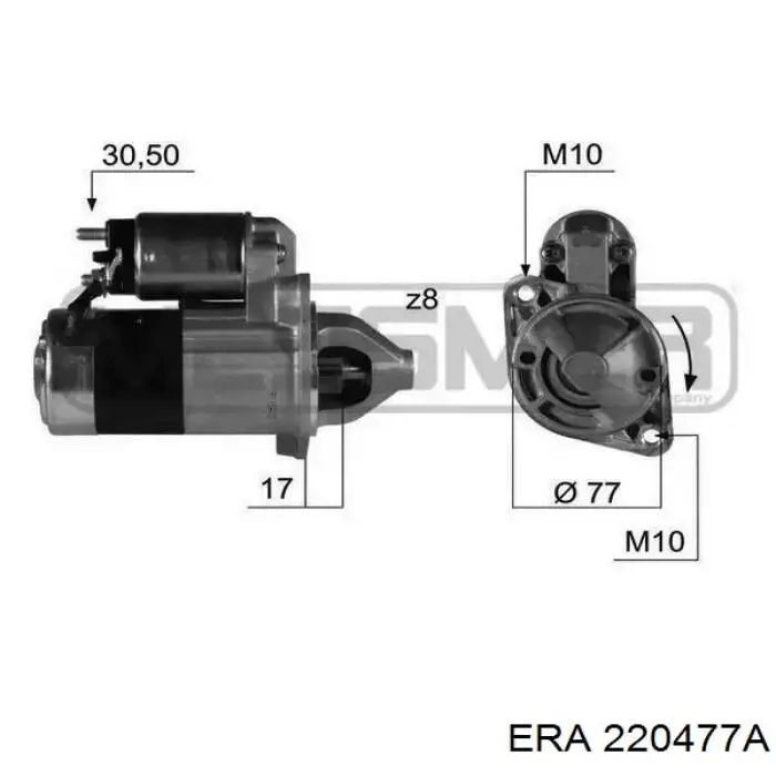 220477A ERA motor de arranque