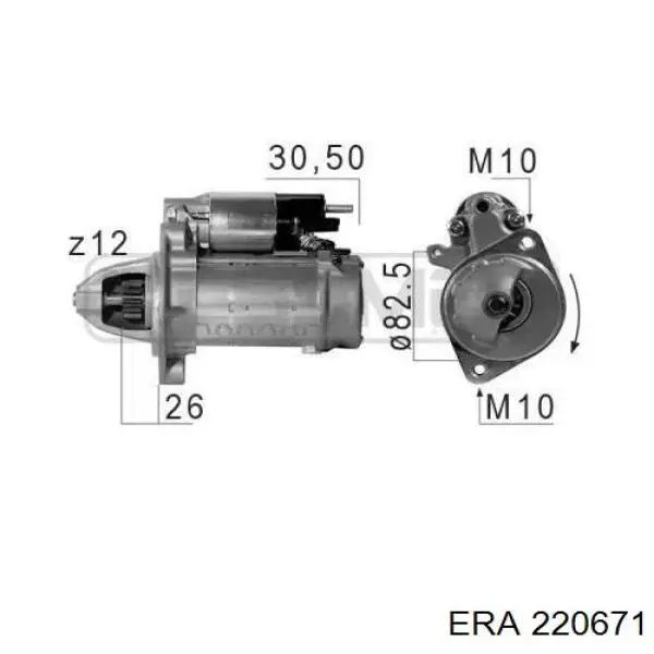 220671 ERA motor de arranque