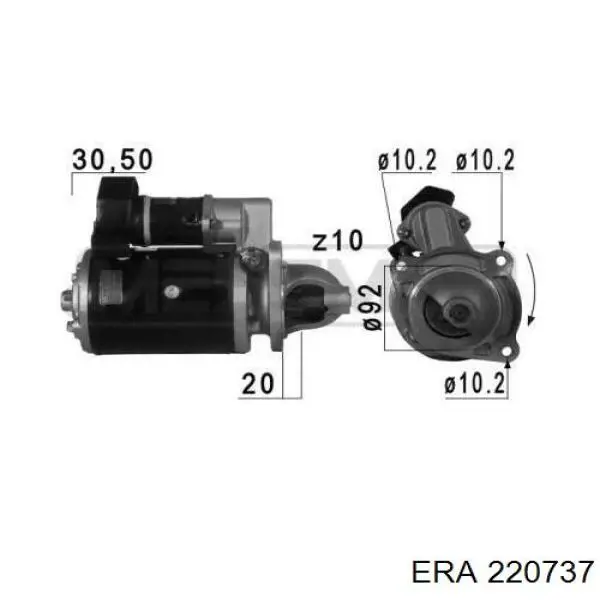 116137 Cargo motor de arranque