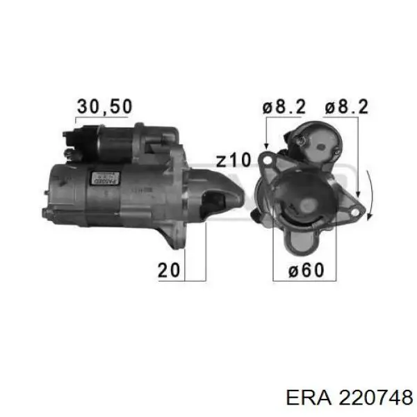 220748 ERA motor de arranque