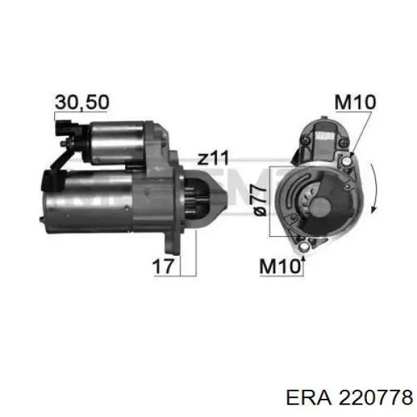 220778 ERA motor de arranque