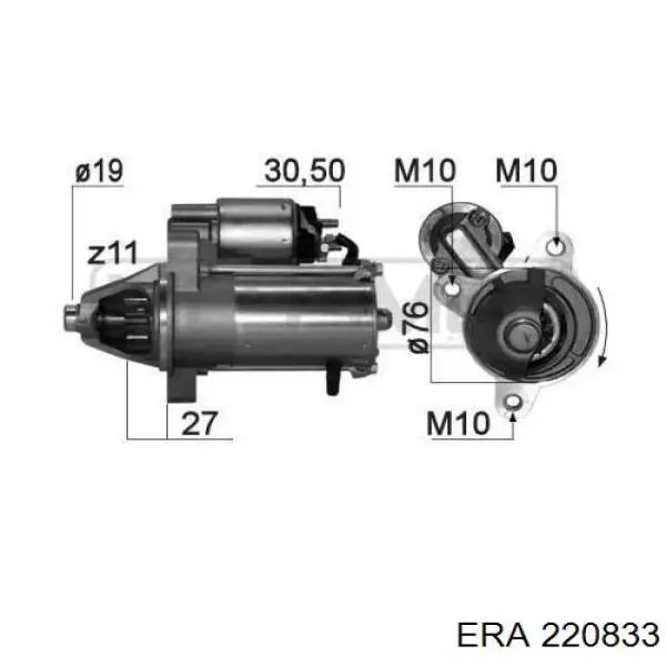 LRS02778 Lucas motor de arranque