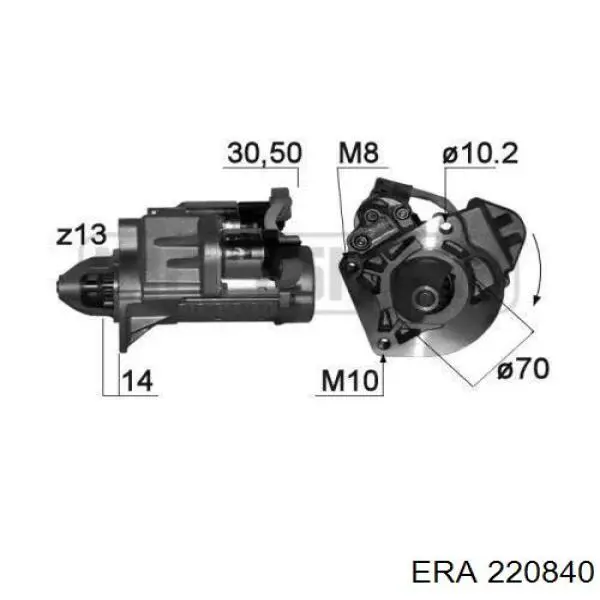 1873443 Ford motor de arranque