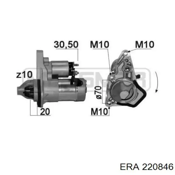 220846 ERA motor de arranque