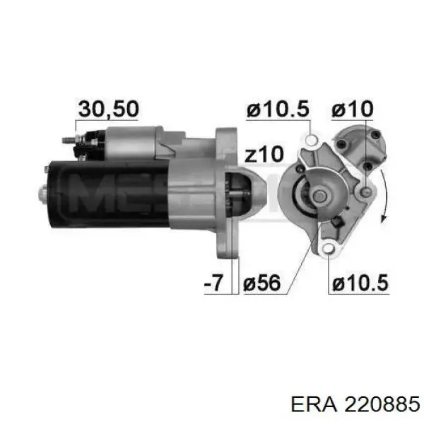 Comprar 220885 ERA Motores de arranque