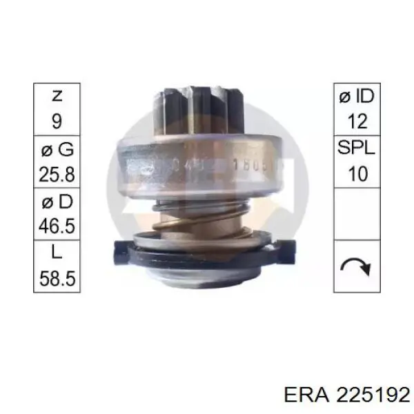 Bendix, motor de arranque Peugeot 205 1 741A, C