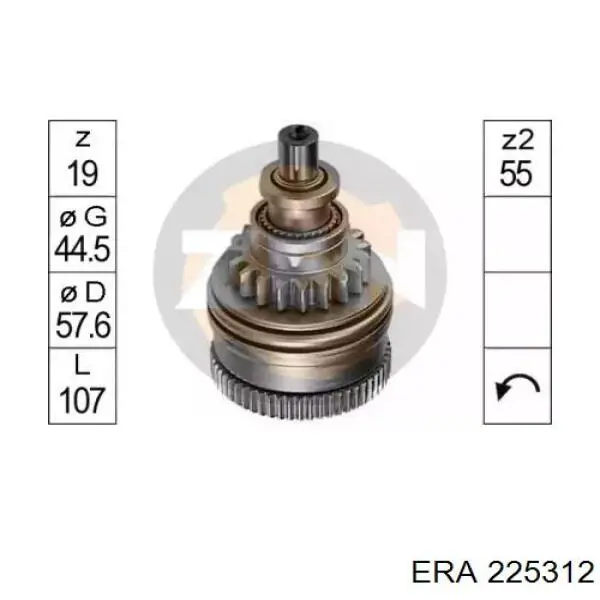 225312 ERA bendix, motor de arranque