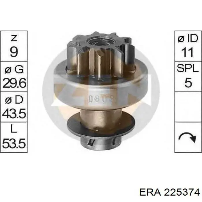 0841 ZEN bendix, motor de arranque