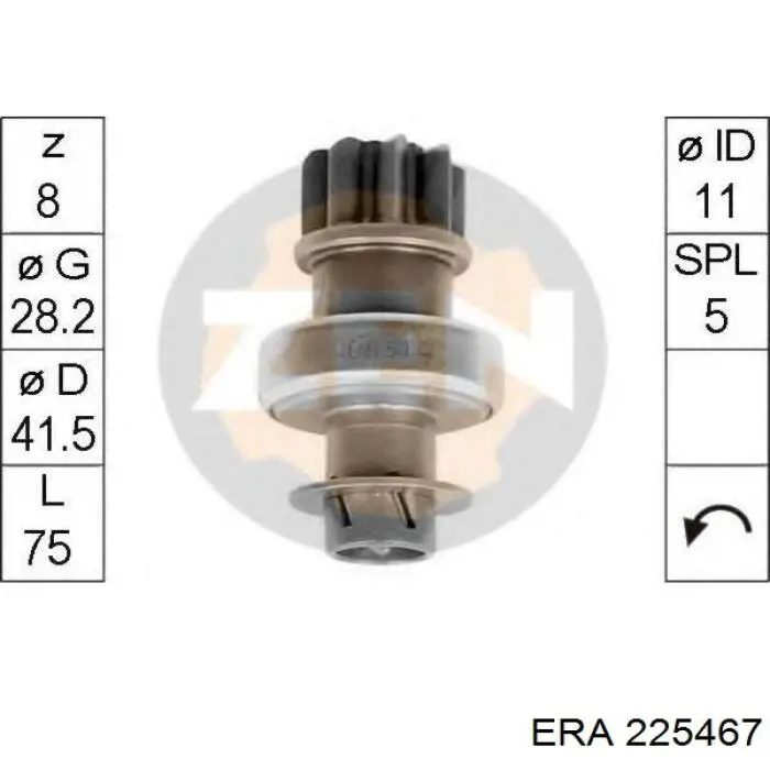 225467 ERA motor de arranque