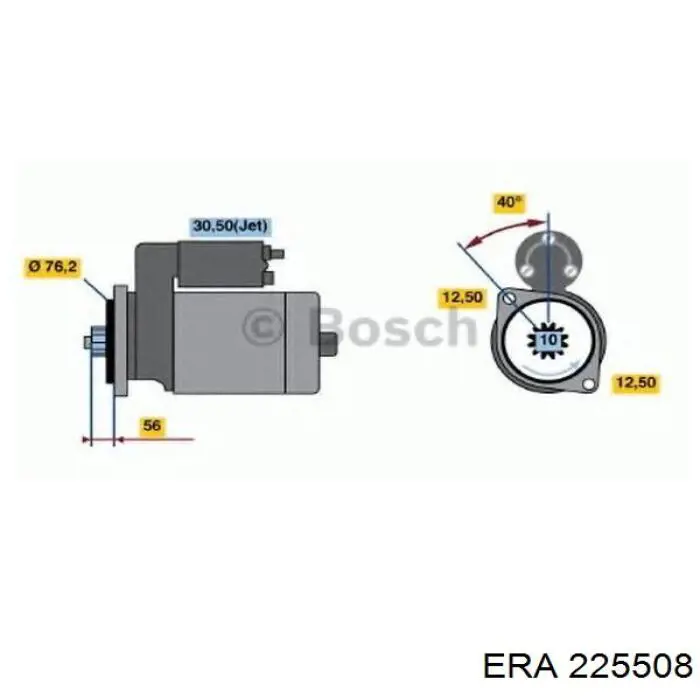 225508 ERA bendix, motor de arranque