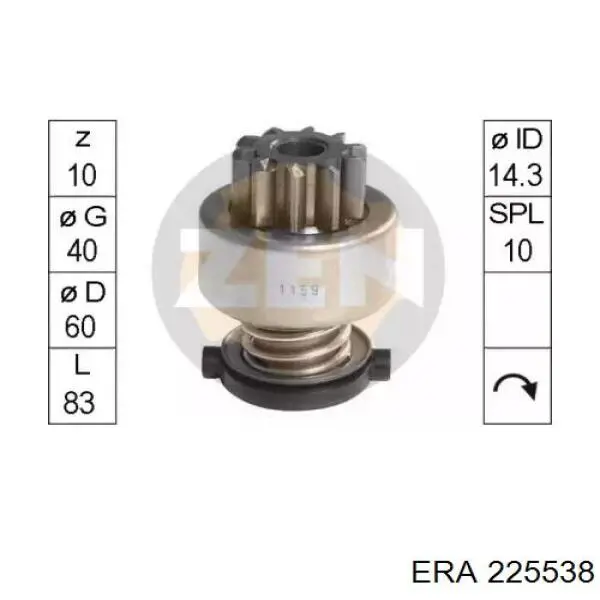 225538 ERA bendix, motor de arranque