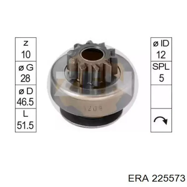 225573 ERA bendix, motor de arranque