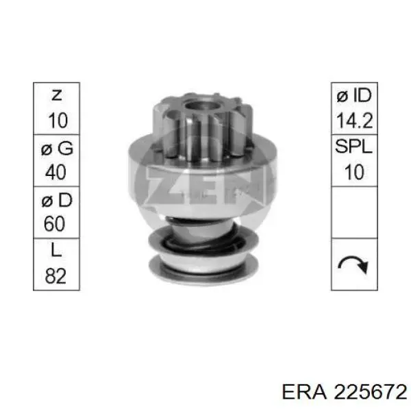 SD9241P AS/Auto Storm bendix, motor de arranque