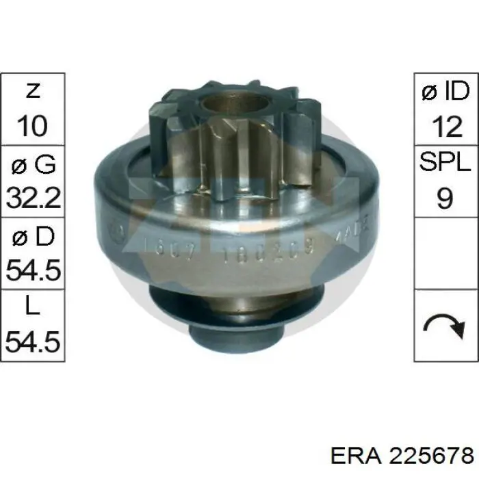 225678 ERA bendix, motor de arranque