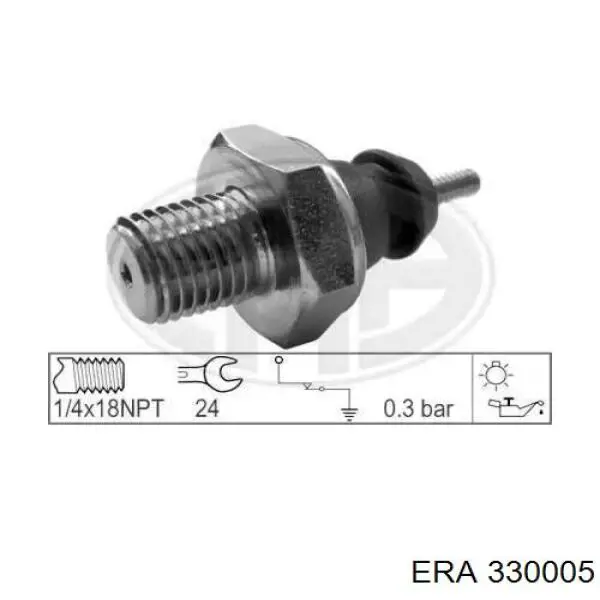 330005 ERA sensor de presión de aceite