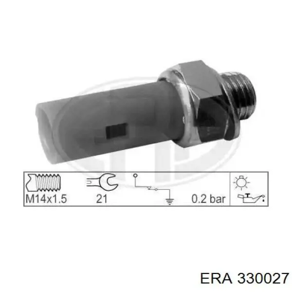 330027 ERA sensor de presión de aceite