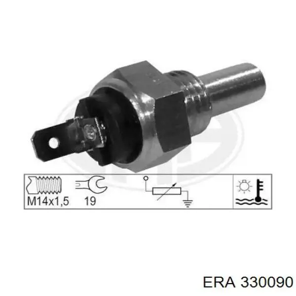 Sensor de temperatura del refrigerante ERA 330090 precio, desde 7,49 EUR