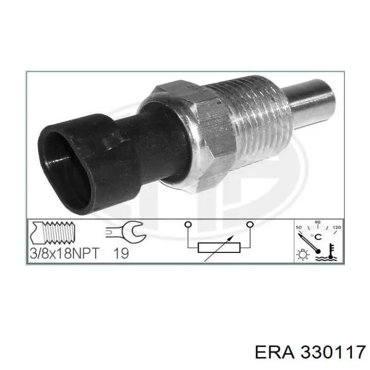 330117 ERA sensor de temperatura del refrigerante