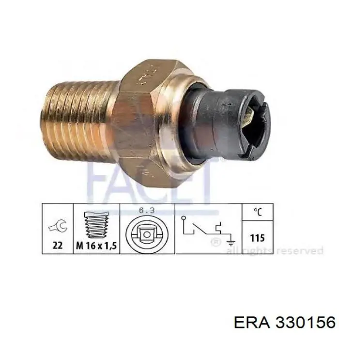 Sensor de temperatura del refrigerante Fiat/Alfa/Lancia 0007588920 precio, desde 7,97 EUR
