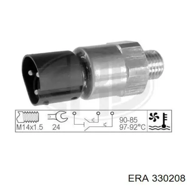Comprar 330208 ERA Sensor de temperatura del refrigerante, salpicadero