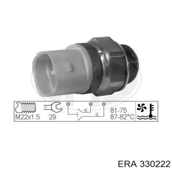 Sensor de temperatura  ERA 330222 precio, desde 21,91 EUR