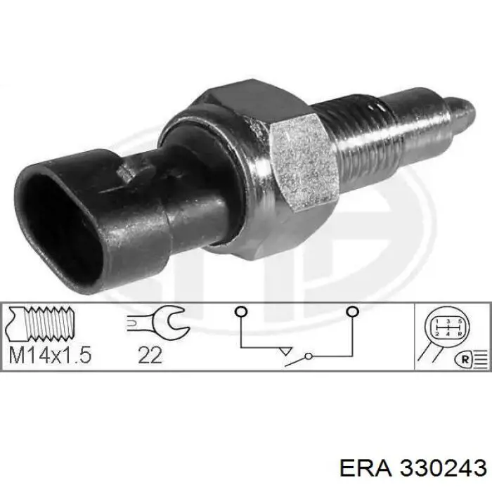 Comprar 330243 ERA Interruptor de luz de marcha atrás