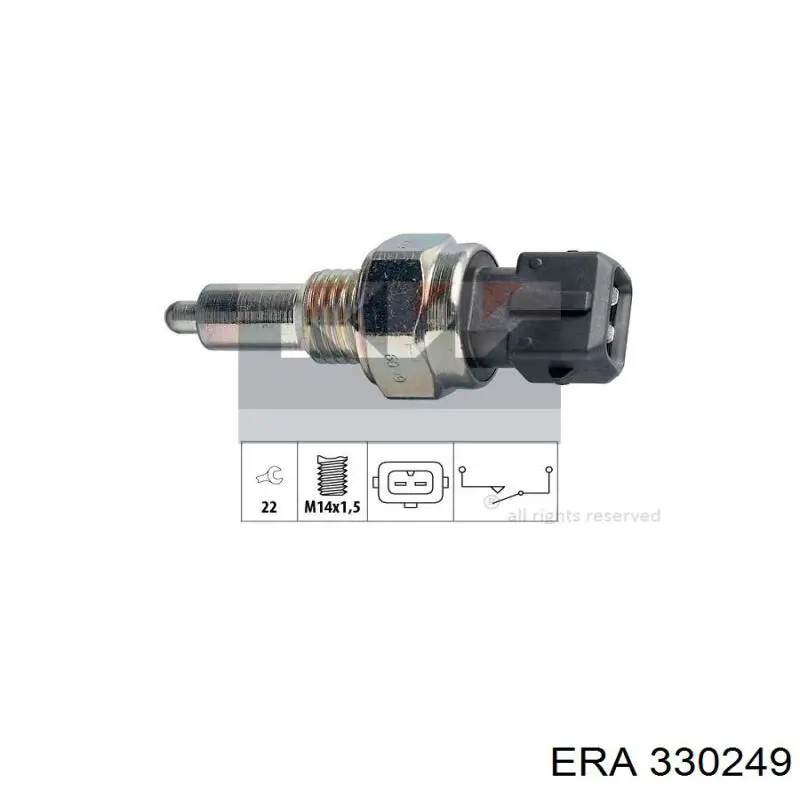 Interruptor piloto de marcha atrás ERA 330249 precio, desde 7,40 EUR