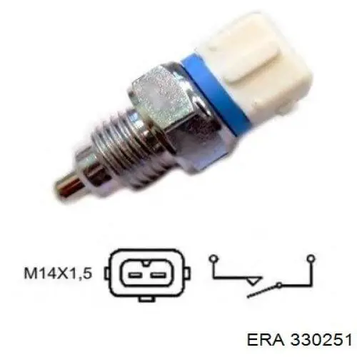 Sensor de marcha atrás 225733 Peugeot/Citroen