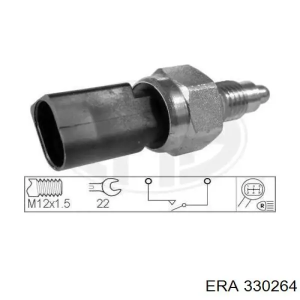 Interruptor piloto de marcha atrás ERA 330264 precio, desde 6,95 EUR