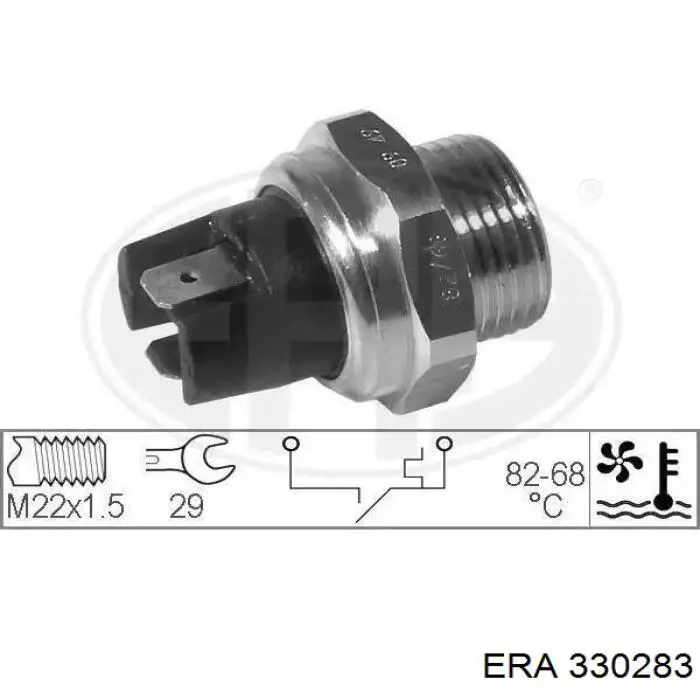 Comprar 330283 ERA Sensor de temperatura del refrigerante, salpicadero