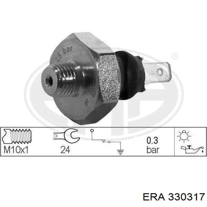 330317 ERA sensor de presión de aceite