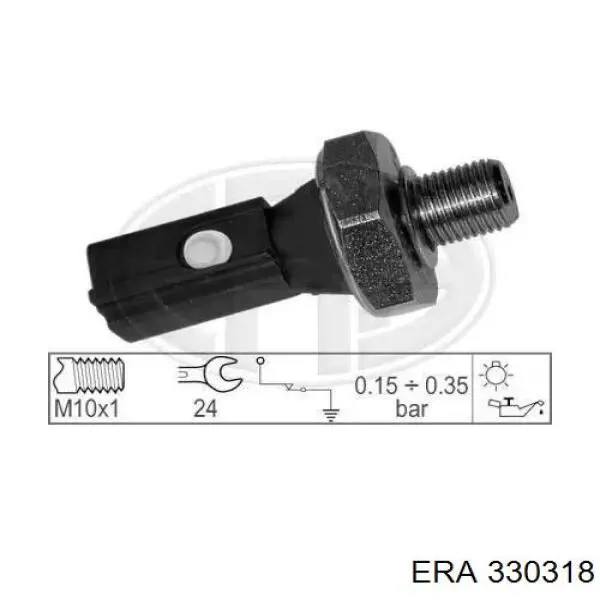Comprar 330318 ERA Sensor de presión de aceite