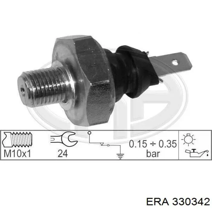 330342 ERA sensor de presión de aceite