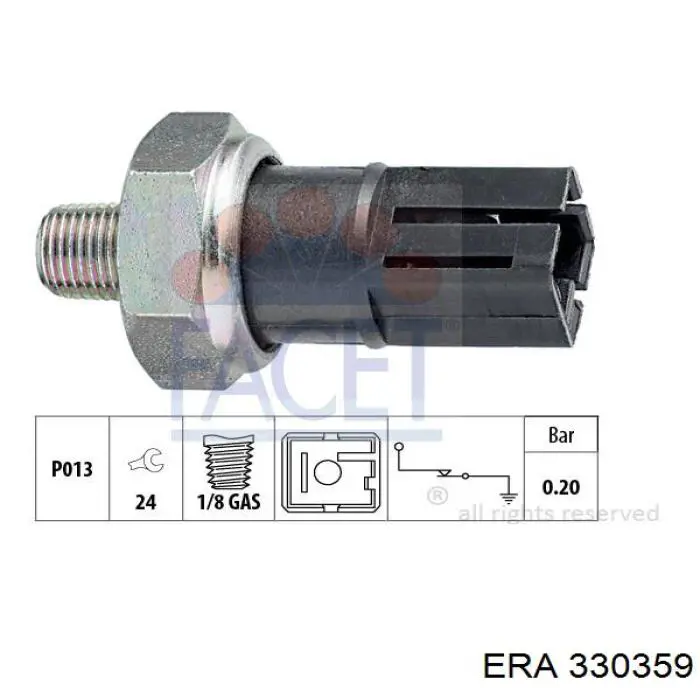 330359 ERA sensor de presión de aceite