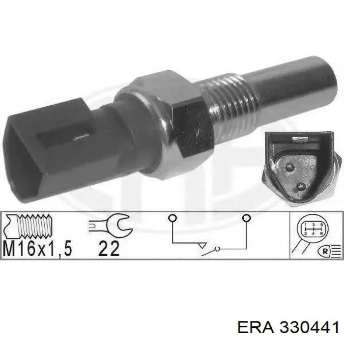 Sensor de marcha atrás SMB459 Lucas