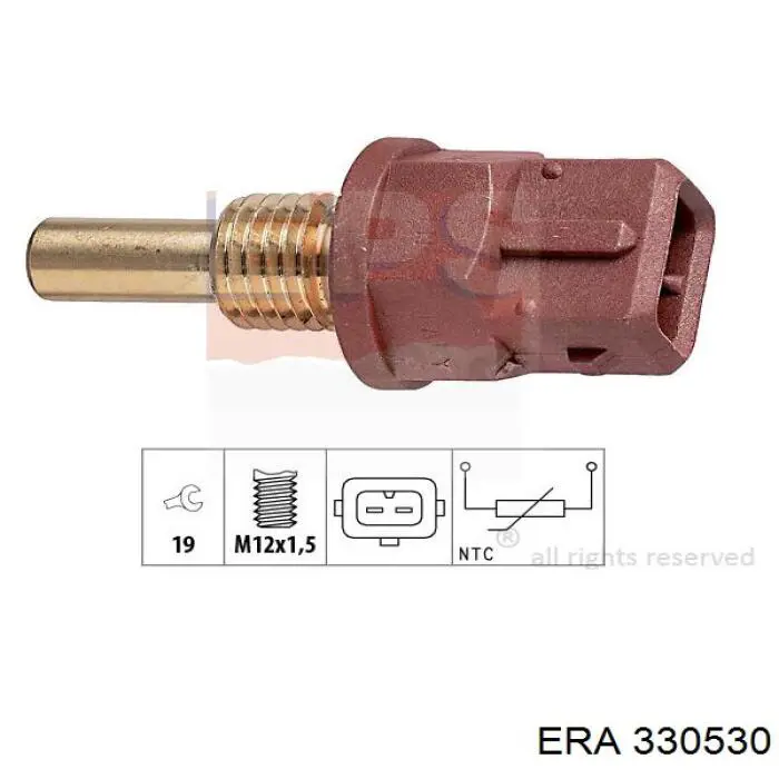 330530 ERA sensor de temperatura del refrigerante