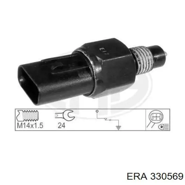 Interruptor piloto de marcha atrás ERA 330569 precio, desde 11,71 EUR
