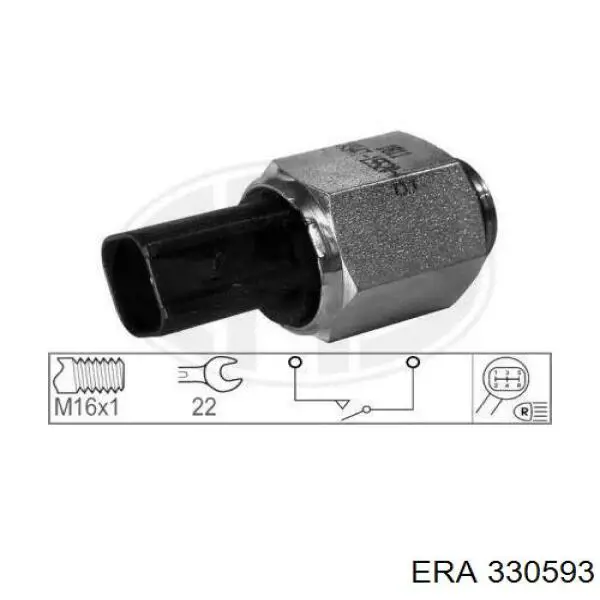 Interruptor, piloto de marcha atrás Jaguar X-type CF1