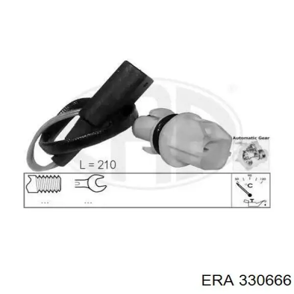 Comprar 330666 ERA Sensor de temperatura de aceite de la transmisión automática
