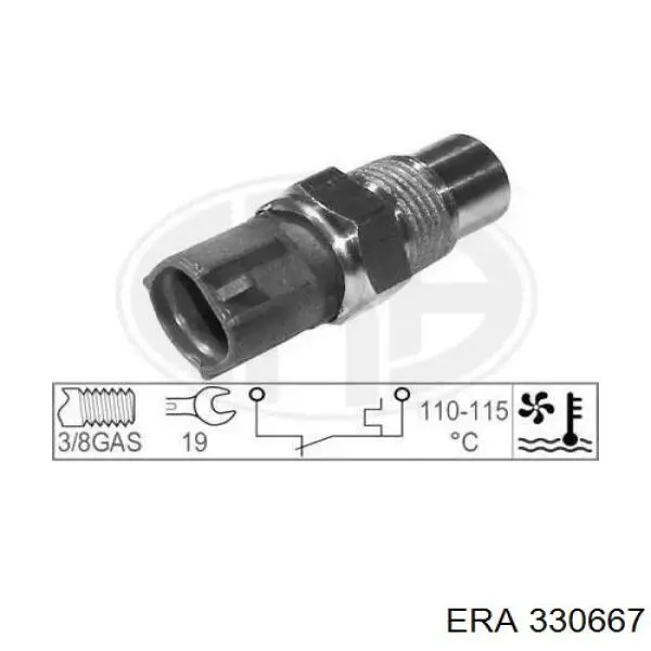 Comprar 330667 ERA Sensor de temperatura del refrigerante, salpicadero
