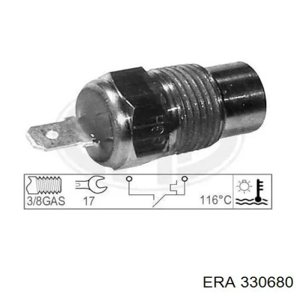 Sensor de temperatura del refrigerante ERA 330680 precio, desde 19,42 EUR