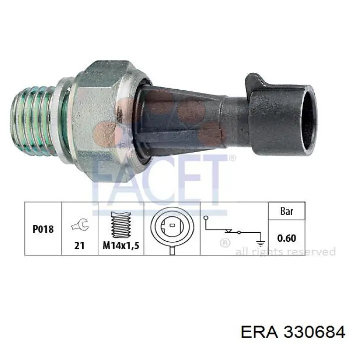 330684 ERA sensor de presión de aceite