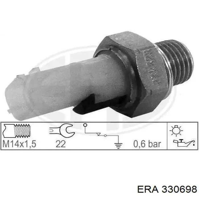 Manómetro de presión de aceite ERA 330698 precio, desde 5,67 EUR
