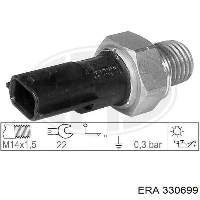 330699 ERA sensor de presión de aceite
