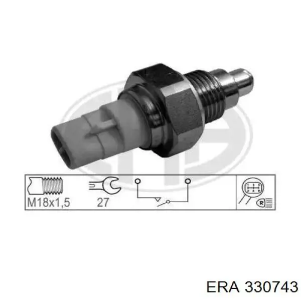 Interruptor, piloto de marcha atrás Toyota Auris E15