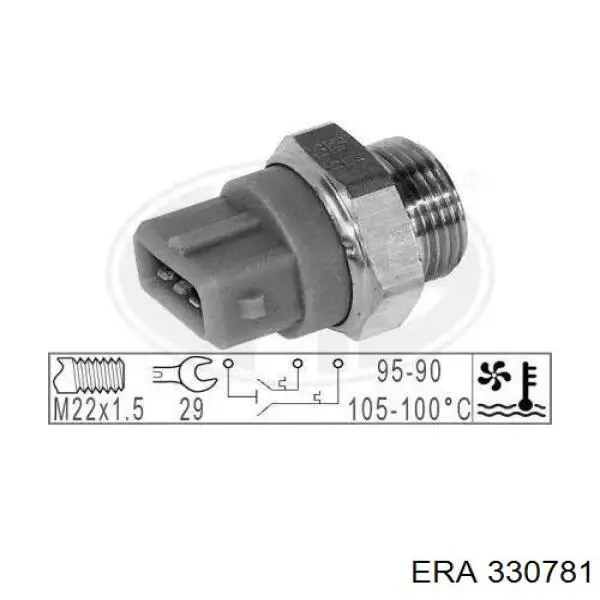 Sensor de temperatura 330781 ERA