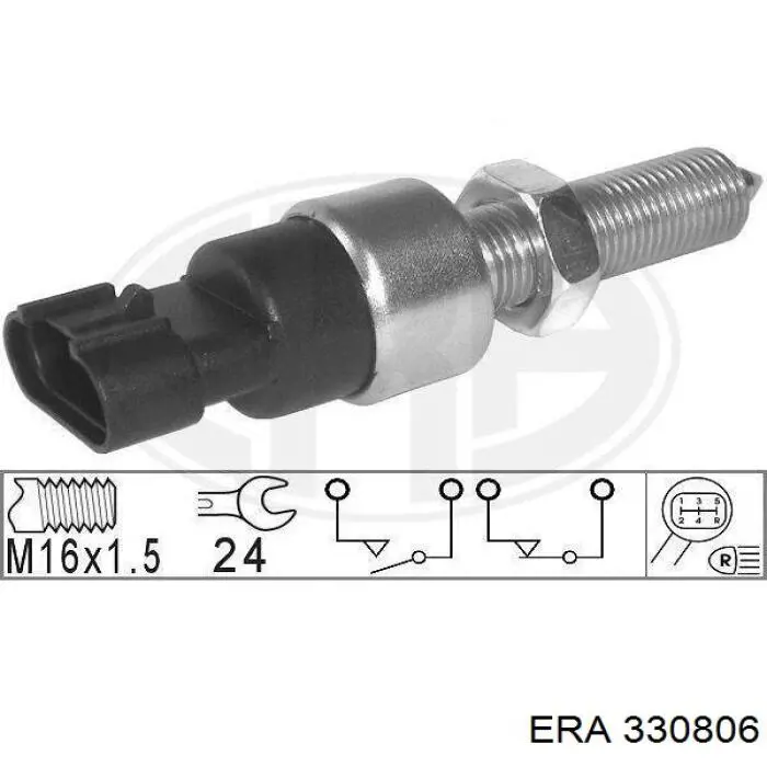 Sensor de marcha atrás 4858072 Iveco