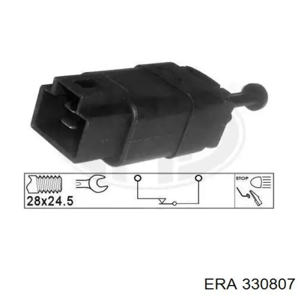 Interruptor de luz de freno ERA 330807 precio, desde 11,29 EUR